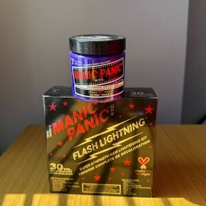 New! Manic Panic Ultra Violet Hair Color + Flash Lightning Kit